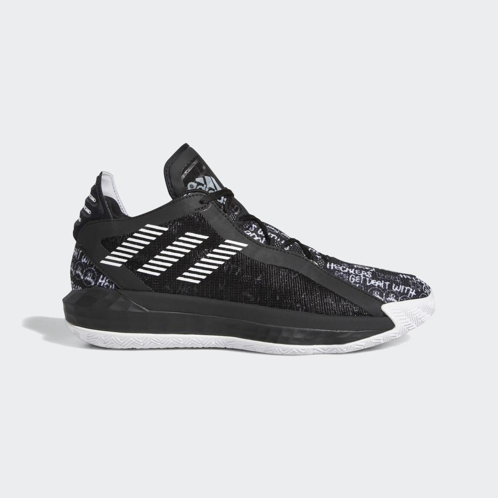 Adidasi Baschet Adidas Dame 6 Dama Romania - Negrii/Albi FU6807